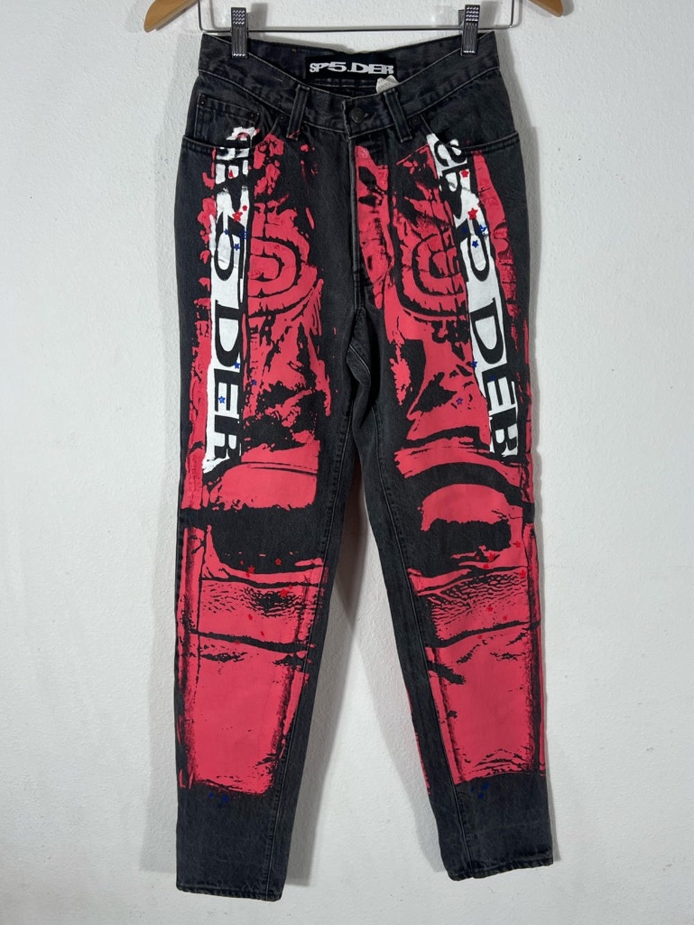 Sp5der Worldwide x Levi's Painted Moto Jeans